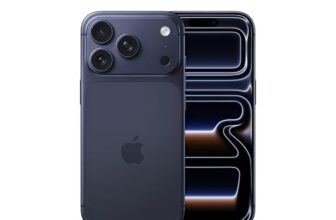 iPhone 17 Pro 256 GB: 15.93 cm (6.3″) Display with Promotion up to 120Hz, A19 Pro Chip, Breakthrough Battery Life, Pro Fusion Camera System with Center Stage Front Camera; Deep Blue