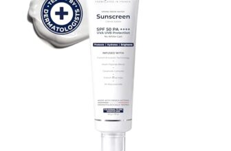 Aqueria Brightening & Moisturizing Multi-Active French Sunscreen SPF 50 PA++++ | In-Vivo/In-Vitro Tested | 5% Niacinamide, 5 Ceramides & Vitamin E | Modern UV Filters | Broad Spectrum UVA/UVB & Blue Light Protection | Lightweight, No White Cast, Sweat Resistant | Suitable for Daily Use | For Normal, Dry & Sensitive Skin | 50g