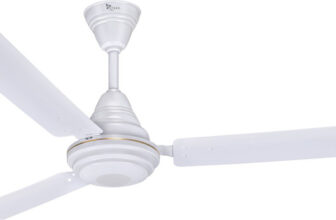 Syska SFR500 with 2 Year Warranty BLDC Motor with Remote 1200 mm Ceiling Fan(White | Pack of 1)
