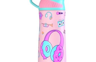 Rabitat ZYLO Insulated Water Bottle for School Kids 550ml | Steel Water Bottle for Kids | Kids Water Bottle | 1+1 Year Brand Warranty | Hot & Cold Upto 24 Hours | Miss Butters