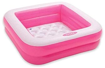 Intex Aadoo Square Kids Bath Tub, 3Ft (Pink)