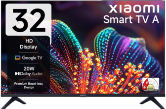 XIAOMI A 80 cm (32 inch) HD Ready LED Smart Google TV with 200+ Free Channels | HDR 10 | Dolby Audio | Premium Metal Bezel-less Design | DTS X | DTS Virtual: X | Mi TV(L32MB-AIN)
