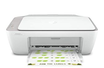 HP DeskJet Ink Advantage 2338 All-in-One Printer, Print, Copy, Scan, Hi-Speed USB 2.0, Up to 7.5/5.5 ppm (Black/Color), 60-Sheet Input Tray, 25-Sheet Output Tray, 1000-page Duty Cycle, Color, 7WQ06B