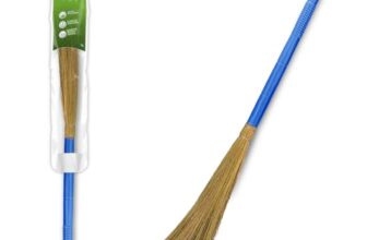 Amazon Brand – Presto! Floor Grass Broom | Pack of 1, Blue