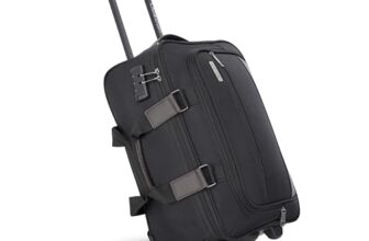 Lavie Sport 45 cms Matrix Wheel Duffle Bag | Laptop Compatiable and Combi Lock