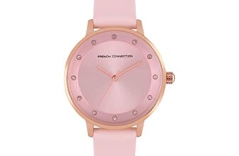 French Connection Leather Analog Pink Dial Women’s Watch-Fcn00035H