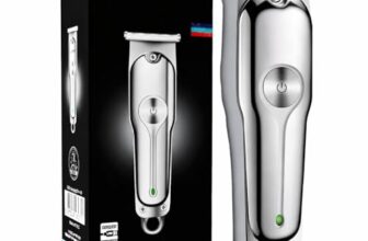Professional Beard Trimmer For Men, 2X Fast Charging, USB Type C, 120 Min Runtime, Hair Trimmer, Shaving Machine, Cordless Beard, 3 length Settings, 1 Year Warranty (Silver)