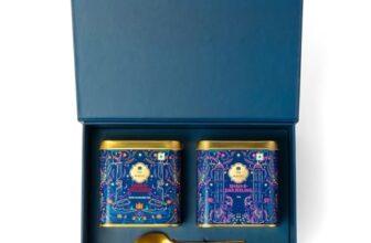 Taj Mahal gift pack 100g*2 Teas with One Spoon, Medium Caffeine