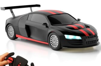 Lifelong Rechargeable Remote Control Car for Kids | 2.4GHz, LED Headlights, Up to 90 to 120 min Non-Stop Play Time, 125ft Remote Range, Type-C Charging, Anti-Skid Tyres, BIS Certified, USB Cable