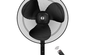 atomberg Renesa 400mm Table Fan | Ideal for Home & Office | Silent BLDC | High Air Delivery | 6 Speeds | 35W | Remote with Oscillation, Timer, Sleep | Easy to Clean | 2 Years Warranty (Black)