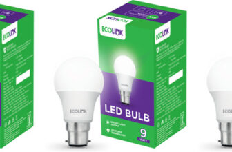 EcoLink 9 W Basic Round B22 LED Bulb(White, Pack of 3)