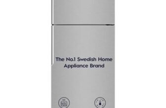 Electrolux 431L 1 Star Inverter Frost Free Double Door Refrigerator, Top Freezer, TasteLockAuto & TasteGuard Technology, UltimateTaste 500, ETB4600C-A, Arctic Silver Steel