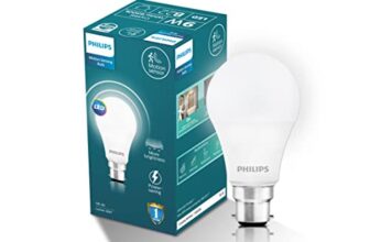 Philips Motion Sensor B22 LED Bulb | Motion Sensor Light for Home | Motion and Ambient Sensor LED Bulb | Crystal White, Pack of 1