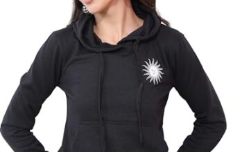 Ketch Womens Full Sleeve Regular Fit Sweatshirt KHSS000166 Black S