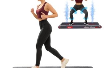 Lifelong Walking Pad Treadmill for Home| 4 HP Peak Motorised Treadmill with Vibration Plate | 3-in-1 Function with Walking, Jogging & 4 Vibration Massage Modes| LED Display | Supports 120kg