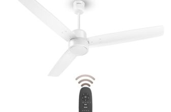 Havells FAB BLDC Ceiling Fan 1200mm, 380 RPM, Savings upto 65%, Reverse Rotation, 4 Modes (Boost, Sleep, Breeze, Mop), Low Wattage 30W, Low Noise, Air Flow:225 CMM, 3 Year Warranty, Elegant White