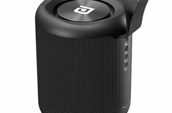 Portronics SoundDrum P 20W Portable Bluetooth Speaker with 6-7 hrs Playback Time, Handsfree Calling, USB Slot, Aux-in Port, Type C Charging (Black)
