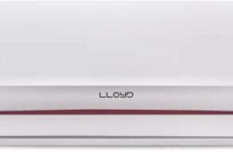 Lloyd 1.5 Ton 3 Star Hot & Cold Inverter Split AC (5 in 1 Convertible, Copper, Anti-Viral + PM 2.5 Filter, Anti Corrosion Coating, White with Red Deco Strip, GLS18H3FWRHP)