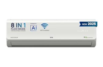 IFB Model Silver Plus Smart Series 1 Ton 3 Star In-built Wifi Split AC with HD Compressor, AI, Dual Gold Fin & 8-in-1 Flexi Mode – White (CI133SL11SGM1, Copper Condenser)
