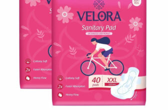 VELORA Soft Feel XXL 80 Sanitary Pads for Women-Trifold pads (XXL- 320 MM-40 Pads each) Sanitary Pad(Pack of 80)