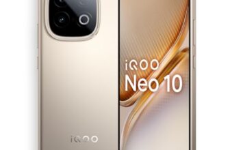 iQOO Neo 10 (Titanium Chrome, 16GB RAM, 512GB Storage) | Snapdragon 8s Gen 4 Processor & SuperComputing Chip Q1 | 7000 mAh Battery | Segment’s Highest 144 FPS Gaming Smartphone