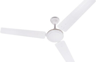 Crompton Surebreeze Sea Sapphira Superior Air Delivery BEE Energy Rated with 2 Year Warranty Ultra High Speed 1200 mm Ceiling Fan(1 Star | Opal White | Pack of 1)