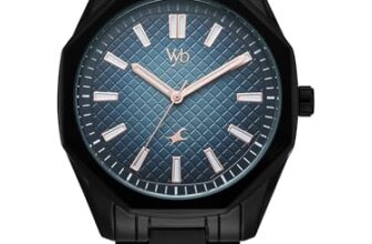 Fastrack Vyb Quest with Quartz Analog Blue Dial Black Zinc Alloy Strap Watch for Men – FV30042NM01W