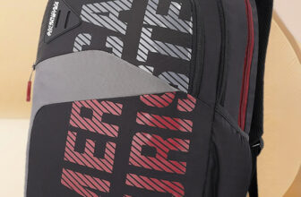 AMERICAN TOURISTER Fizz – Black Red 32 L Backpack(Black)