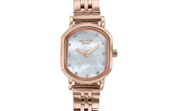 Sonata Poze 8 Quartz Analog with MOP-White Dial IP Rose Gold Stainless Steel Strap Watch for Women – SP80161WM01W