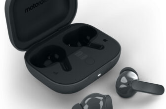 MOTOROLA Moto Buds Bass |Hi-Res Audio & LDAC | 12.4mm drivers |50dB True ANC | 6 Mic Bluetooth(Grey, True Wireless)