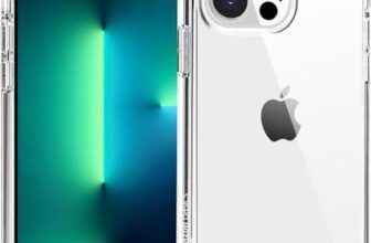 amazon basics Ultra Hybrid Clear Case for iPhone 13 Pro Max | Camera and Drop Protection