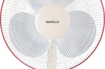 HAVELLS Swing LX|120 ribs guard|Jerk free oscillation|Impressive air delivery| Low Noise with 2 Year Warranty Energy Saving 400 mm Ceiling Fan(Cherry | Pack of 1)