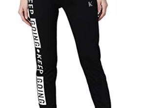 KOTTY Black Poly Cotton Sports Women Trackpant – KTTWOMENSTRACKPANTS08S