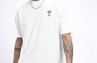 Glitchez Solid Men Round Neck White T-Shirt