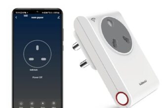 Goldmedal 16A Wi-Fi Smart Plug with Energy Monitoring | Suitable for Large Appliances like Geysers, Microwave Ovens & Air Conditioners | Voice Control with Alexa & Google Assistant | White