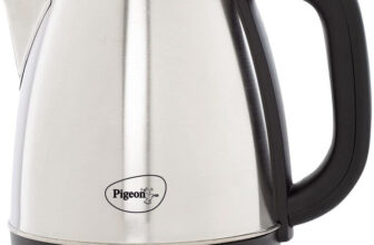 Pigeon Favourite Electric Kettle(1.5 L, Silver, Black)