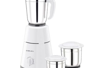 Bajaj 500 Watt GX-1 Mixer Grinder with 3 Jars- white