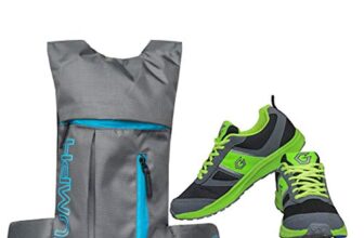 Gowin Bright Blue/Green Size-6 With Triumph Back Bag Alpha Pro-6003 Grey/Cyan