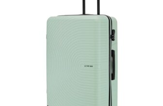 Stony Brook by Nasher Miles Crescent Hard-Sided Polypropylene Check-in Luggage Pastel Green 28 Inch 75Cm Spinner Trolley Bag