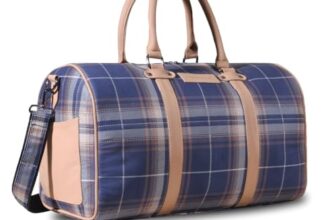 Nordia Glenmore Heritage Duffel – Tartan Luxe Edition | Unisex Multipurpose Travel Duffel Bag
