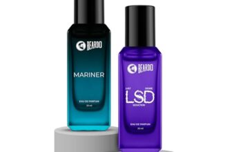 Beardo Midnight Duo- LSD & Mariner Perfume for Men (20ml x 2) | Long Lasting Fragrance | Long Lasting Perfume for Men | Gift for Men | Gift for Friend
