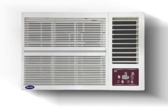 Carrier 1.5 Ton 5 Star, New Star rated, Inverter Window AC (Copper, Turbo mode for Faster Cooling, Energy Saver Mode, Dry Function, Auto Timer and Dust Filter,New star Rating, Estra Gxi -CIW19SC5R36F0, White)