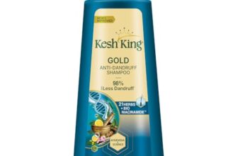 Kesh King Gold Anti-Dandruff Shampoo with 21 Herbs + Bio Niacinamide for Men & Women I 99% Users saw reduced dandruff in 2-weeks* I Eliminates dandruff & maintains scalp moisture, 600ml