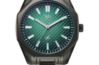 Fastrack Vyb Quest with Quartz Analog Green Dial Grey Zinc Alloy Strap Watch for Men – FV30042QM02W