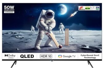Blaupunkt 108 cm (43 inches) Quantum Dot Series 4K Ultra HD QLED Google TV 43QD7050 (Black)