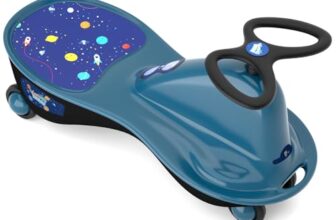 Lifelong Space Swing Car for Kids 1-5 Years | Self-Powered Push Rideon | Sturdy ABS Body, Non-Slip Wheels with up to 100kg Capacity | Indoor & Outdoor Rider Toy Car Gift for Boys & Girls