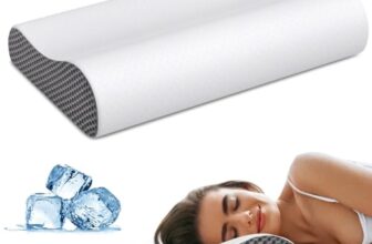 Cervical Neck Pillow for Pain Relief, Contour Memory Foam Pillows Ergonomic Pillow for Sleeping Bed Pillow Neck Support with Cooling Pillowcase Orthopedic Pillow for Side Back Sleepers