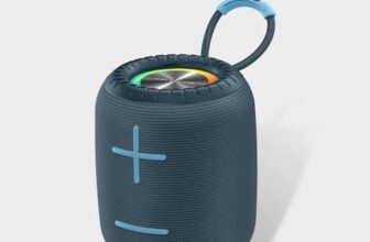 CELLECOR BT-703 6W Mini Portable Wireless Speaker | 6 Hour Playtime | 5.0V | Bluetooth Speaker with RGB Light – Blue