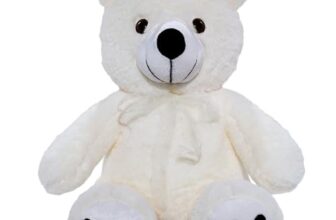 FLEEVO Soft Teddy Bear 20 Inch (50 cm) – Adorable Huggable Plush Toy for Kids, Girls & Couples | Stuffed Animal Gift for Birthday, Valentine’s Day & Home Decor Cream Color