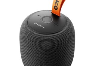 GOBOULT Rave Q5 Bluetooth Speaker with 5 Watt BoomX Audio, Up to 8Hrs Playtime, Type-C Charging, TF Card/USB & BT 5.4 Compatible, Made in India Portable Speaker (Black)